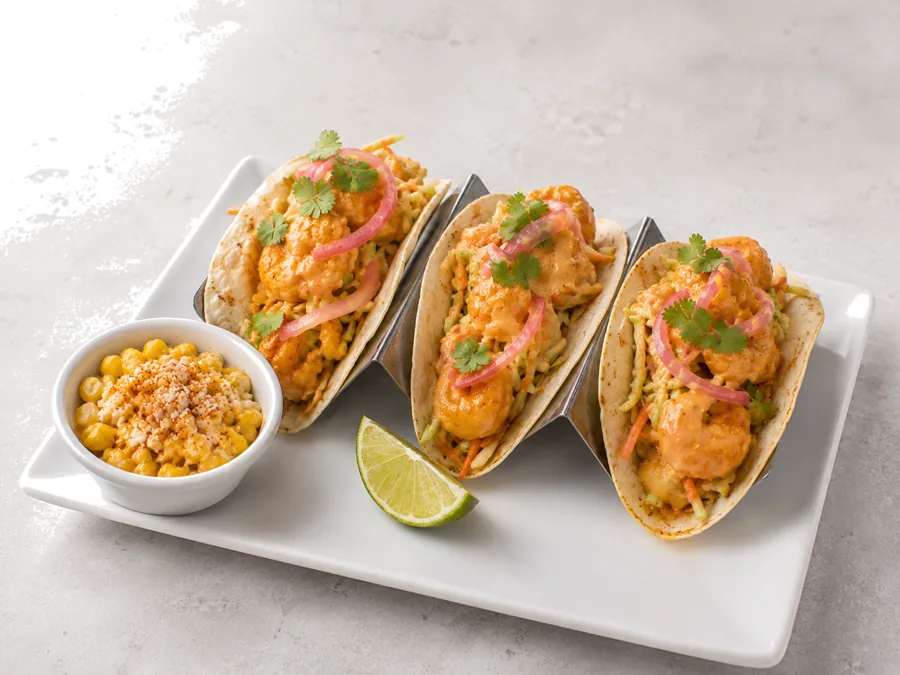Boom Boom Shrimp Tacos